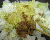 レタスとトマトの塩焼きそば作り方3写真