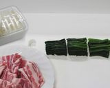 ほうれん草と豚肉のみぞれぽん酢　塩味作り方1写真