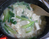 チンゲン菜と豆腐のとろ～り中華風作り方9写真