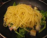 こかぶとベーコンのクリームスパゲティー作り方3写真