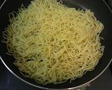 牛肉とセロリの焼きそば作り方3写真