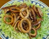 山盛りキャベツのイカのバター醤油風味作り方4写真