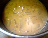大根と豆乳の中華粥風キムチスープ♪作り方4写真