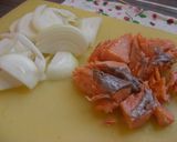 鮭のクリームパスタ♪作り方1写真