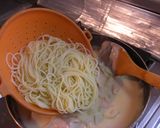 鮭のクリームパスタ♪作り方7写真