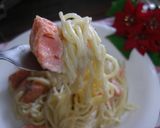 鮭のクリームパスタ♪作り方8写真