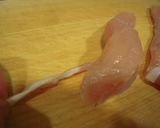 カリッとジュ—シー☆鶏ささみの唐揚げ～♪作り方1写真