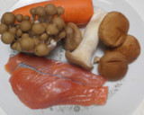 秋鮭ときのこの炊き込みご飯！作り方1写真