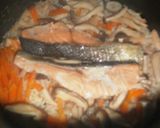 秋鮭ときのこの炊き込みご飯!作り方4写真