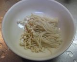 ヘルシー!えのきの塩昆布和え作り方1写真