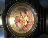28cmフライパンで鶏とあさりのパエリア作り方2写真