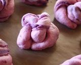 紫芋をたっぷり練り込んだパン作り方7写真