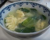 ☆チンゲン菜と春雨の中華スープ☆作り方4写真
