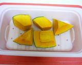 ☺バターなしで★にこにこかぼちゃケーキ☺作り方2写真