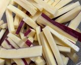 さつま芋のサクッと揚げ♡きな粉がけ♪作り方1写真