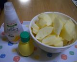 リンゴのはちみつ煮作り方1写真