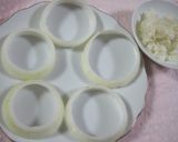 さば缶利用のオニオンリングハンバーグ作り方1写真