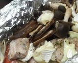 鮭とカマンベールの幸せきのこホイル焼き♪作り方6写真