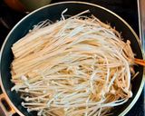 えのきのカチョエぺぺ風パスタ作り方1写真