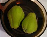 はやと瓜ポタージュ☆メキシカン家庭料理☆作り方1写真