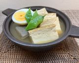 焼き豆腐と蒟蒻のおでん風作り方3写真