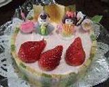 お雛様のムースケーキ作り方11写真