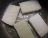 炊飯器でつき立てお餅（きなこもち）作り方1写真