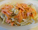 鮭のクリームパスタグラタン作り方7写真