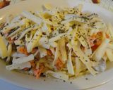 鮭のクリームパスタグラタン作り方8写真