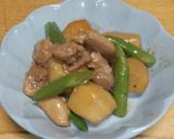 里芋と鶏肉の煮物作り方4写真
