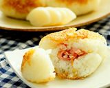 我が家の焼おにぎり♬チーズベーコン作り方5写真