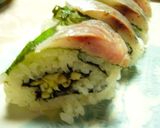 生姜たっぷり☆くるくる鯵寿司♪作り方11写真