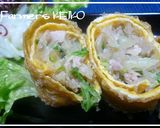 【農家のレシピ】白菜の卵春巻き作り方7写真