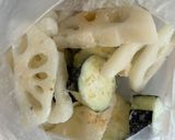 カリカリベーコンと秋野菜のホットサラダ！作り方2写真
