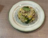 我が家の定番　豚とレタスのガーリック炒飯作り方6写真