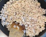 食物繊維をプラス♪えのき甘辛そぼろ丼作り方2写真