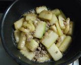 冬瓜と豚挽き肉の甘辛炒め作り方4写真
