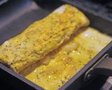 御飯がすすむぅ～ラッキョウ卵焼き。作り方3写真