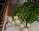 カブの葉っぱのチャーハン作り方1写真