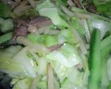 青椒肉絲1袋で、とろ～りあんかけ焼きそば作り方4写真