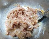 ゴーヤの味噌ひき肉詰め揚げ作り方2写真