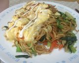 子供が大好き☆焼きそばオムレツ作り方3写真