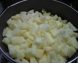 簡単　りんごの甘煮作り方1写真