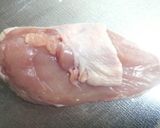 蒸し鶏胸肉 マスタードソース(醤油)作り方2写真