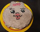 年賀キャラケーキ（おぱんちゅうさぎ）作り方5写真
