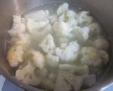 カリフラワーの梅・しらす和え作り方1写真