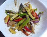 簡単レンジでパーティーにベジクックパスタ作り方2写真