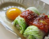モーニングカップで！白菜のチーズロール作り方4写真