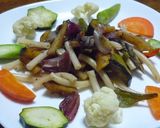 簡単レンジでパーティーにベジクックパスタ作り方5写真