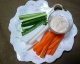 めんたい豆腐ディップde野菜スティック作り方6写真